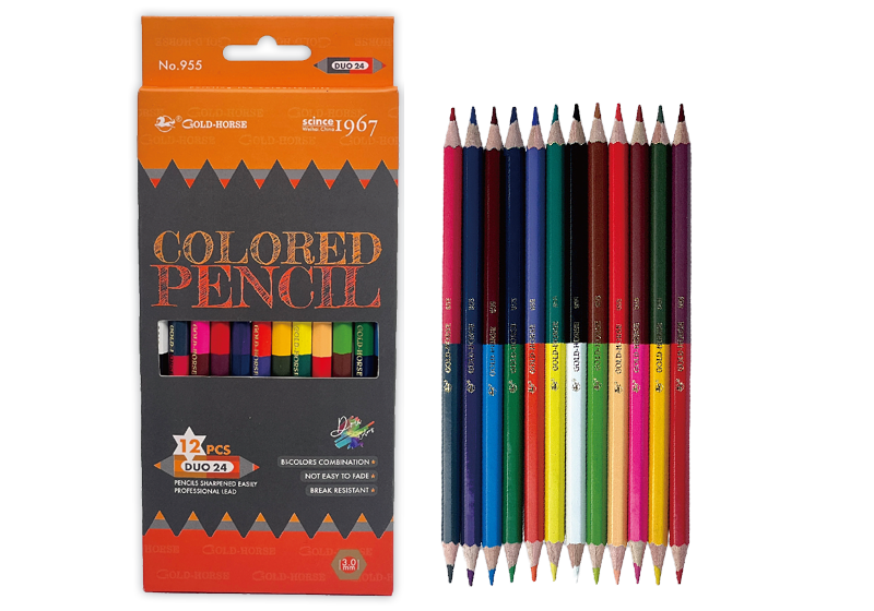 双色彩铅